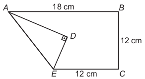 Imagem da folha dobrada com medidas