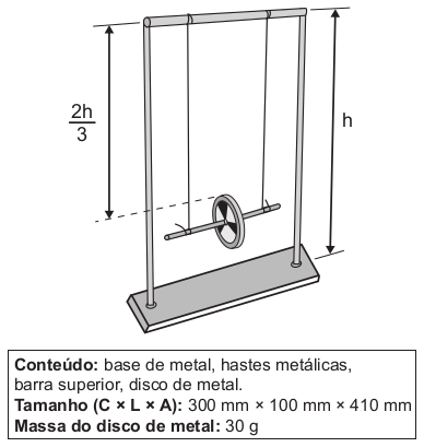 Imagem do esquema que o estudante fez com as medidas