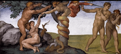 Imagem de uma obra de Michelangelo