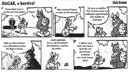 tirinha do hagar