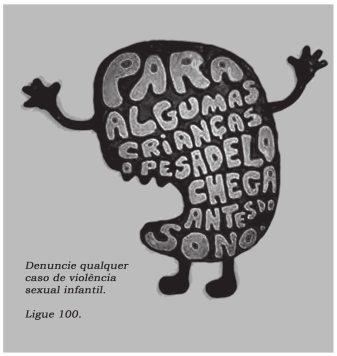 Propaganda contra a violência sexual infantil