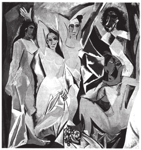 Picasso, P. Les Demoiselles d’Avignon. Nova York, 1907.