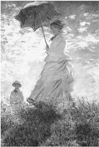 MONET, C. Mulher com sombrinha.
