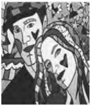 Romero Brito.“Gisele e Tom”.