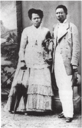 Imagem de um Casal de escravos