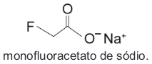 Estrutura do monofluoracetato de sódio