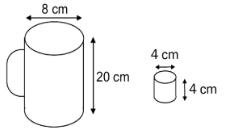Figura da leiteira e do copinho