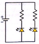 circuito elétrico para o LED 3