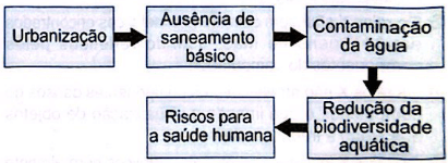 fluxograma de Parte de uma análise da relação entre a urbanização e a incidência dessas doenças