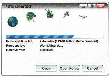 imagem da tela de um programa de computador