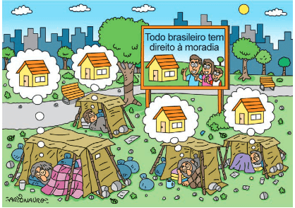 charge sobre O direito social do cidadão