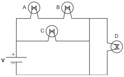 Circuito elétrico descrito acima