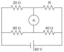 O circuito de uma Ponte de Wheatstone em equilíbrio é mostrado na figura abaixo