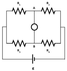 figura de uma Ponte de Wheatstone