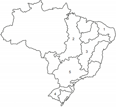 mapa que representa as bacias hidrográficas brasileiras