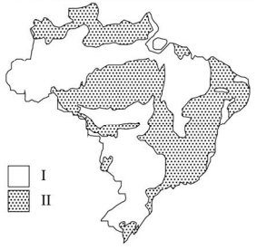 figura do mapa do Brasil com os recursos minerais