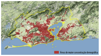 imagem da Região Metropolitana do Rio de Janeiro