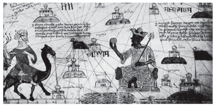 desenho da importante cidade de Tombuctu.