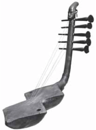 fotografia da harpa congolesa