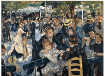 O quadro Bal du moulin de la Gallette, de Auguste Renoir