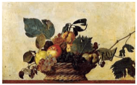(Michelangelo Caravaggio, Cesta de frutas)