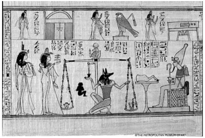 imagem de uma Pintura egípcia