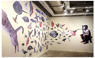 imagem de Denilson Baniwa. Repovoamento da memória de uma cidade-floresta