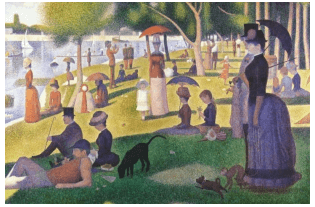 Georges Seurat. Uma Tarde de Dominga na Grande-Jatte