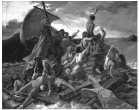 A jangada da Medusa, de Thédore Géricault