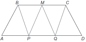 figura com o trapézio isósceles