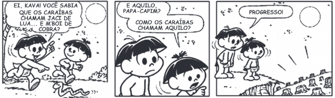 tirinha da turma da monica