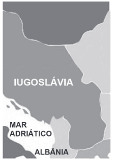 mapa da iugoslávia