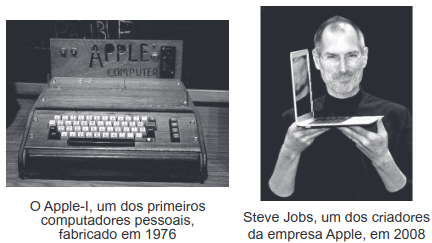 imagem de uma máquina de escrever e um notebook