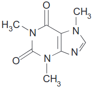 estrutura química contém uma unidade de purina