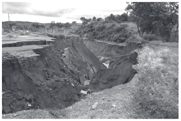 imagem da degradação do solo