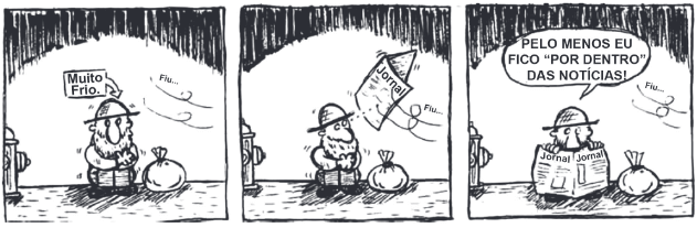 A tirinha faz referência a uma propriedade de uma grandeza Física