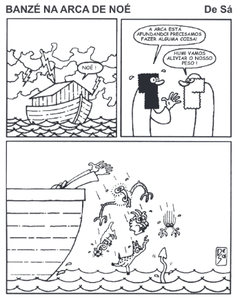 charge sobre seleção