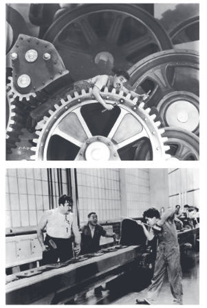 Cenas do filme Tempos Modernos