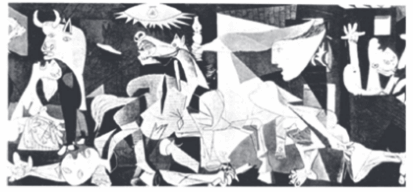 imagem Guernica PICASSO, P