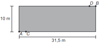 figura do terreno retangular